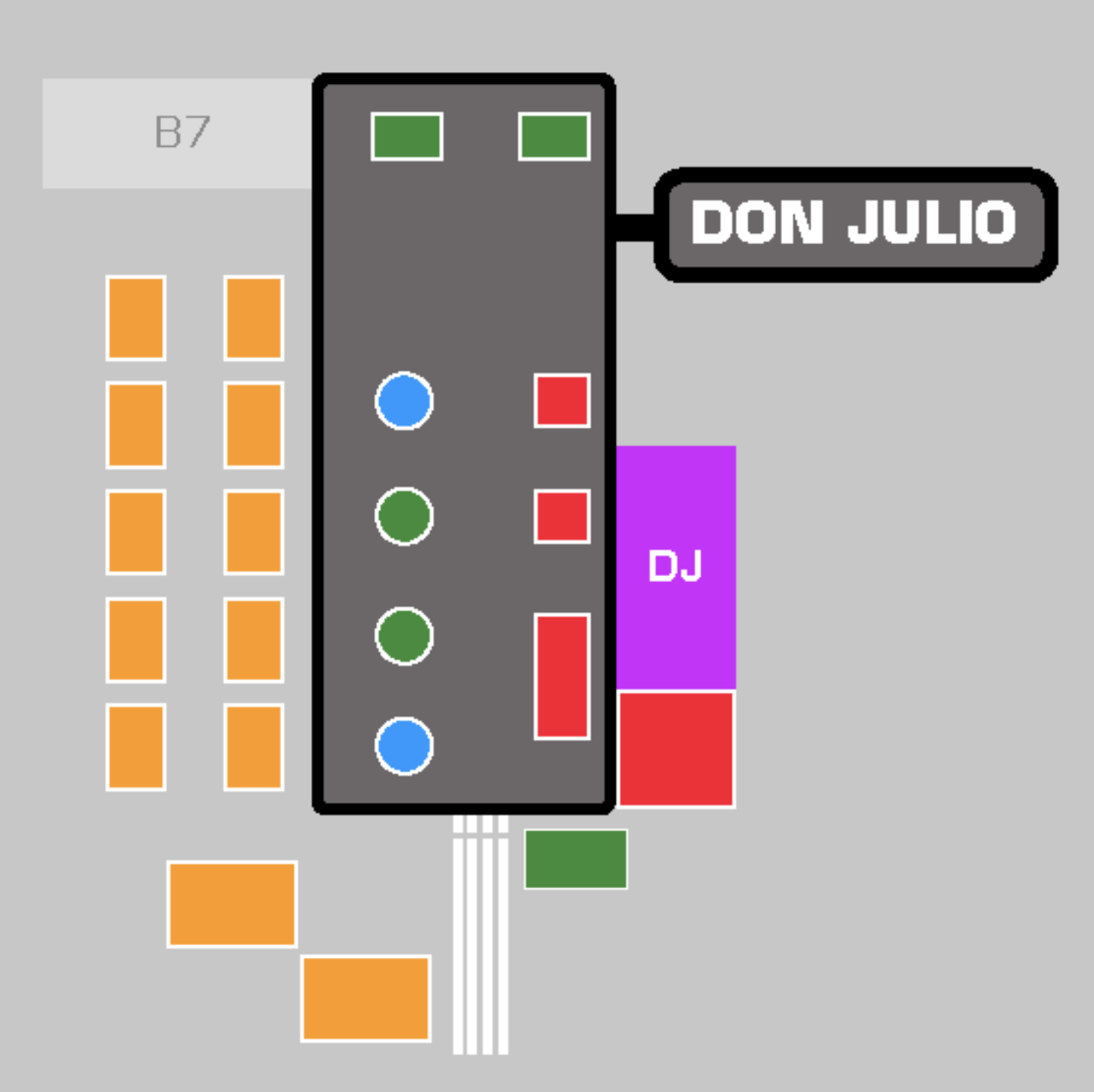 Don julio vip in Opium barcelona