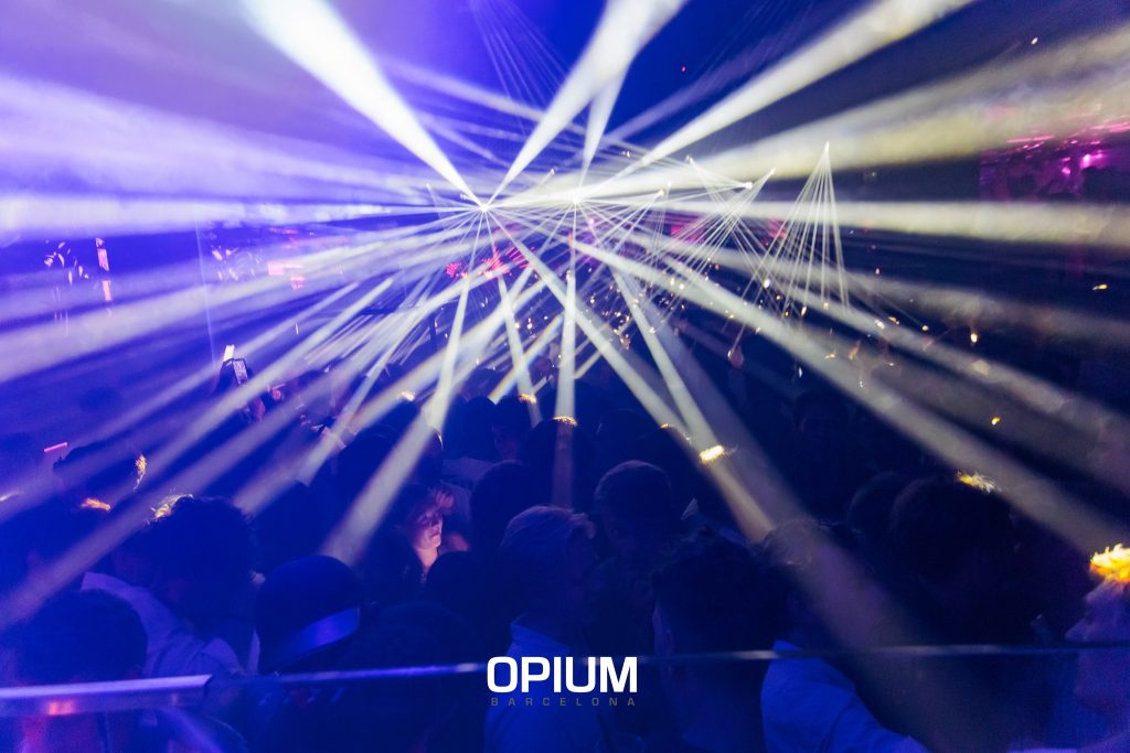 Opium Barcelona nightclub beach party